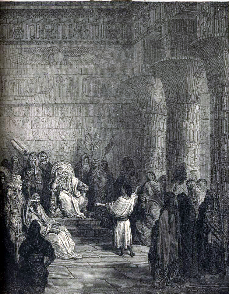 Joseph interprète un rêve de Pharaon